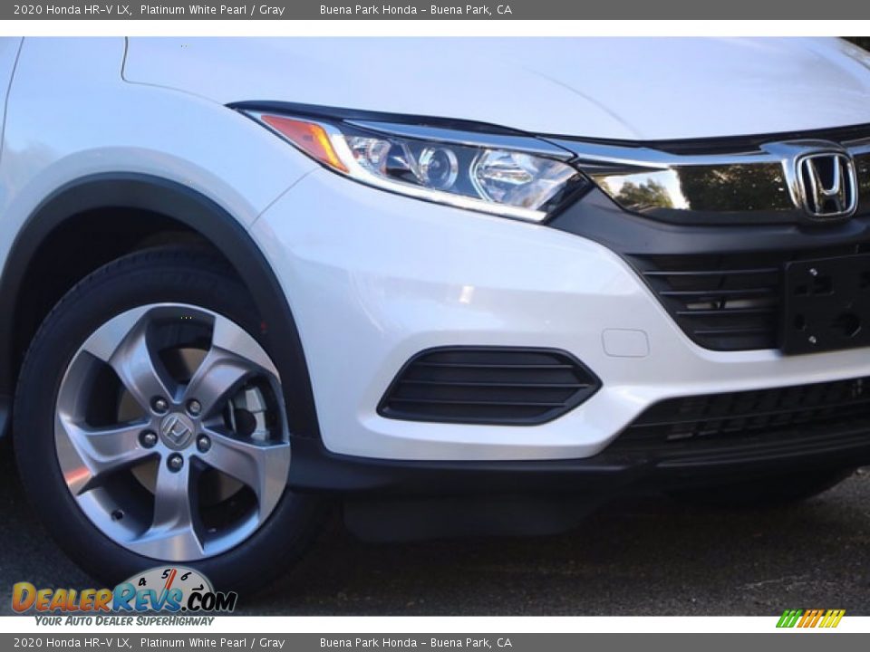 2020 Honda HR-V LX Platinum White Pearl / Gray Photo #3