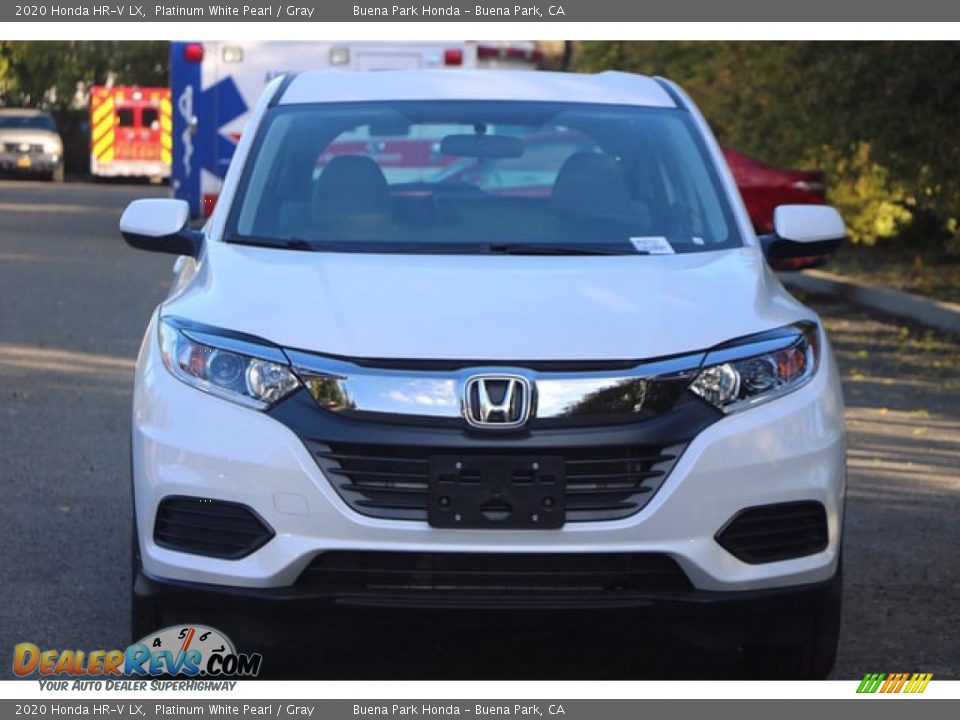 2020 Honda HR-V LX Platinum White Pearl / Gray Photo #4