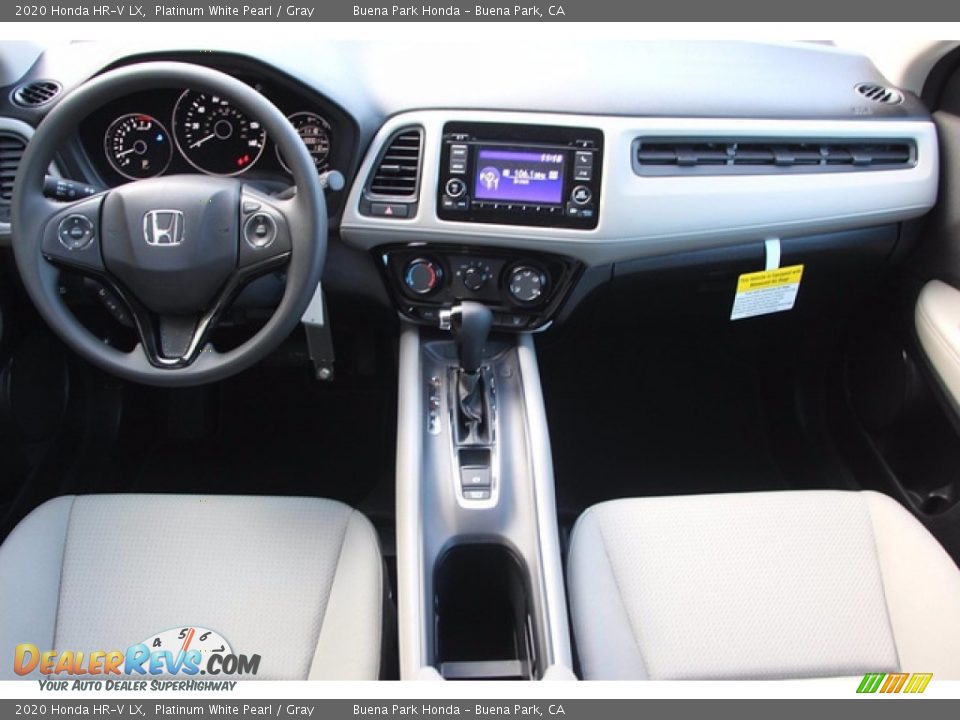 2020 Honda HR-V LX Platinum White Pearl / Gray Photo #12