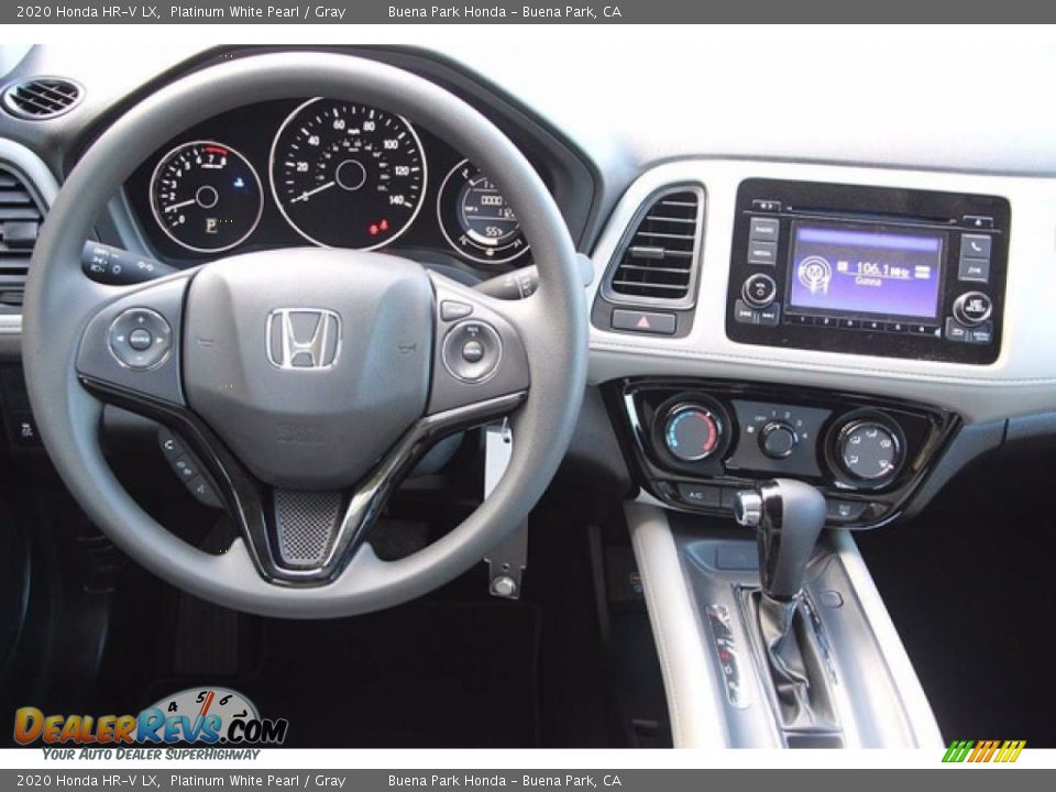 2020 Honda HR-V LX Platinum White Pearl / Gray Photo #13