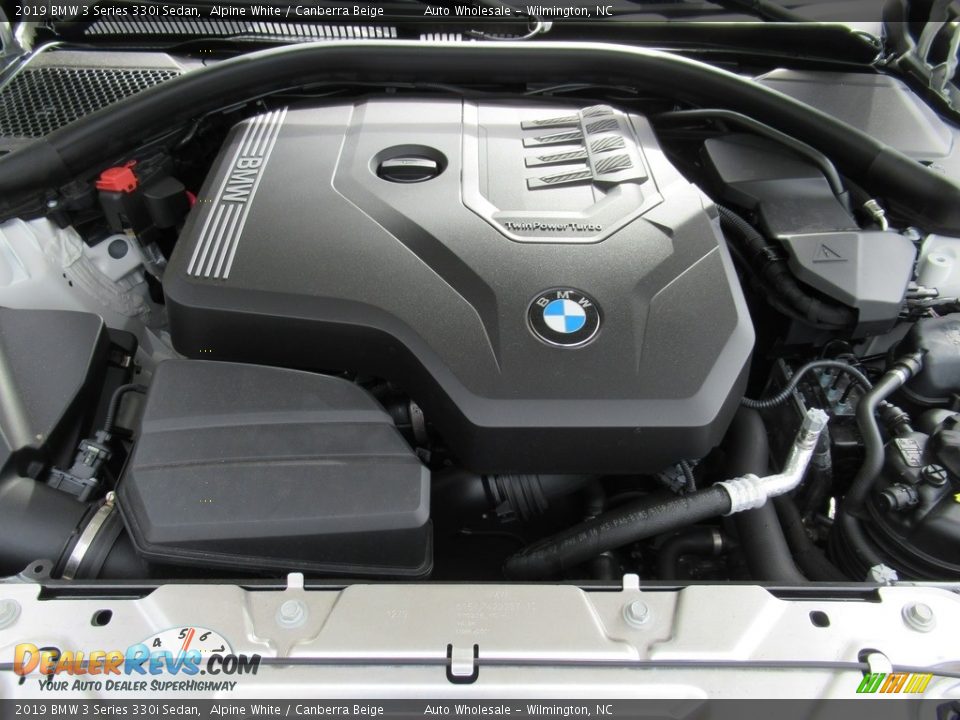 2019 BMW 3 Series 330i Sedan Alpine White / Canberra Beige Photo #6