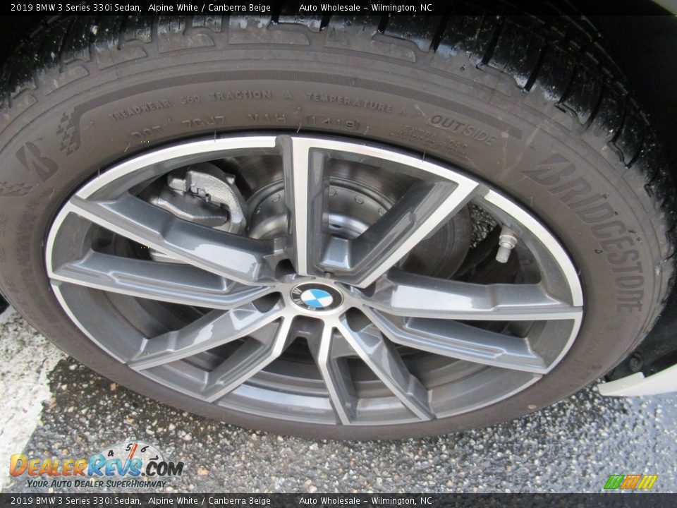 2019 BMW 3 Series 330i Sedan Alpine White / Canberra Beige Photo #7