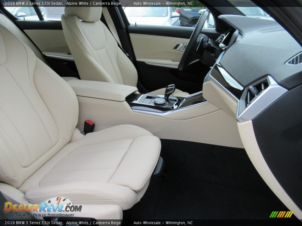 2019 BMW 3 Series 330i Sedan Alpine White / Canberra Beige Photo #13