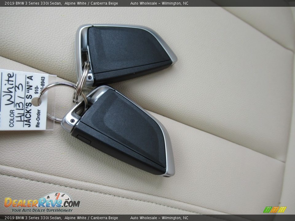 2019 BMW 3 Series 330i Sedan Alpine White / Canberra Beige Photo #20