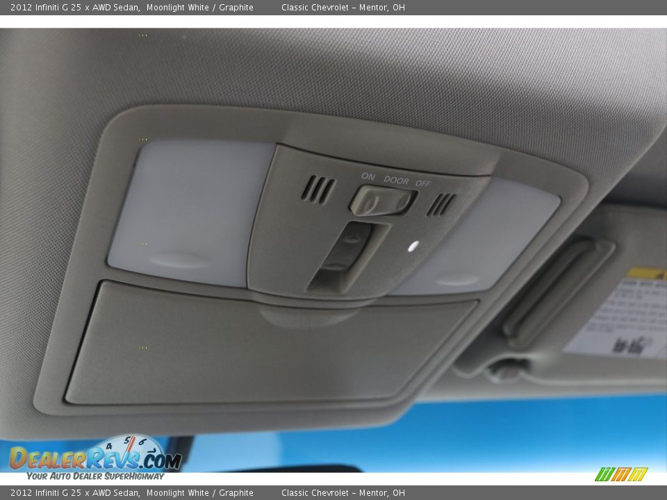 Controls of 2012 Infiniti G 25 x AWD Sedan Photo #9