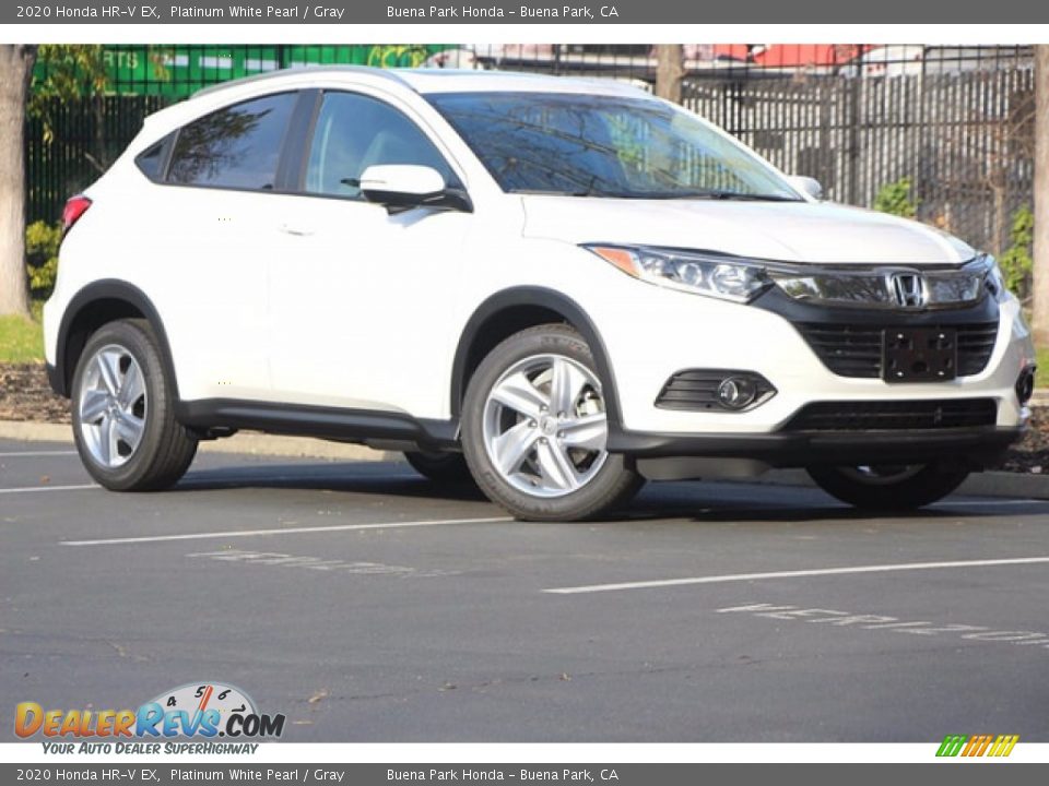 2020 Honda HR-V EX Platinum White Pearl / Gray Photo #2