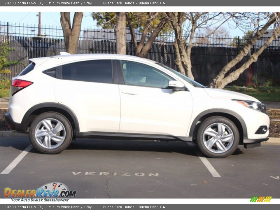 2020 Honda HR-V EX Platinum White Pearl / Gray Photo #5