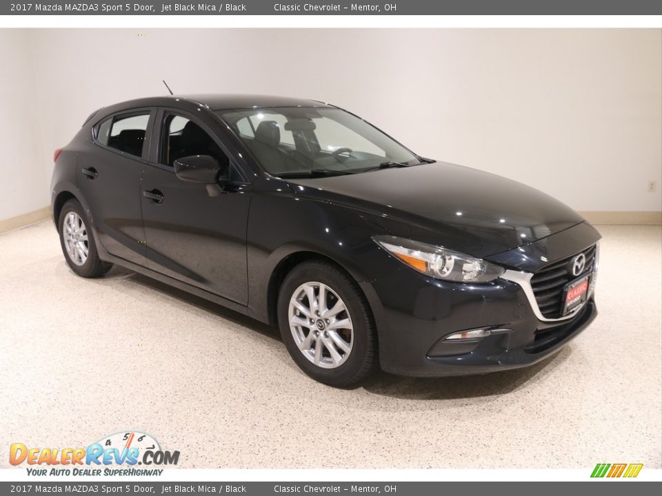 Jet Black Mica 2017 Mazda MAZDA3 Sport 5 Door Photo #1