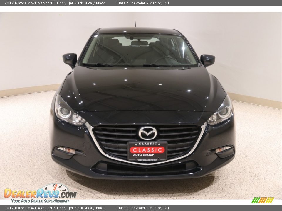 2017 Mazda MAZDA3 Sport 5 Door Jet Black Mica / Black Photo #2