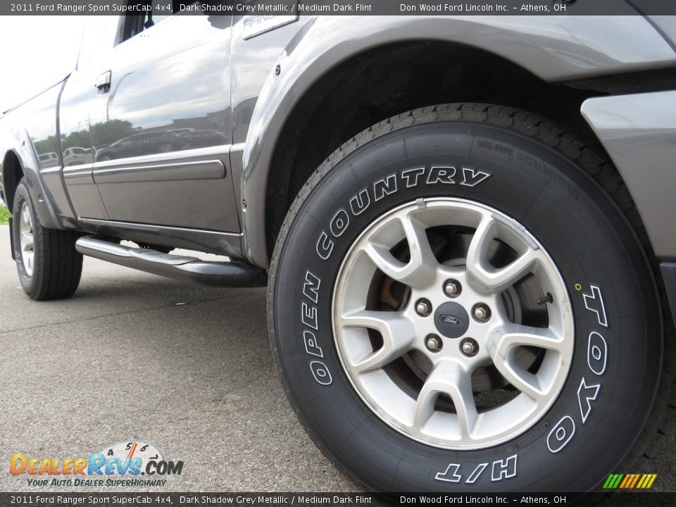 2011 Ford Ranger Sport SuperCab 4x4 Dark Shadow Grey Metallic / Medium Dark Flint Photo #3