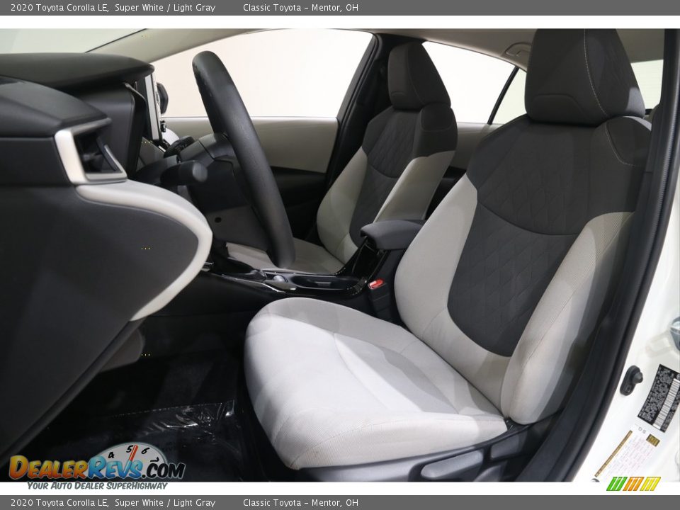 2020 Toyota Corolla LE Super White / Light Gray Photo #5