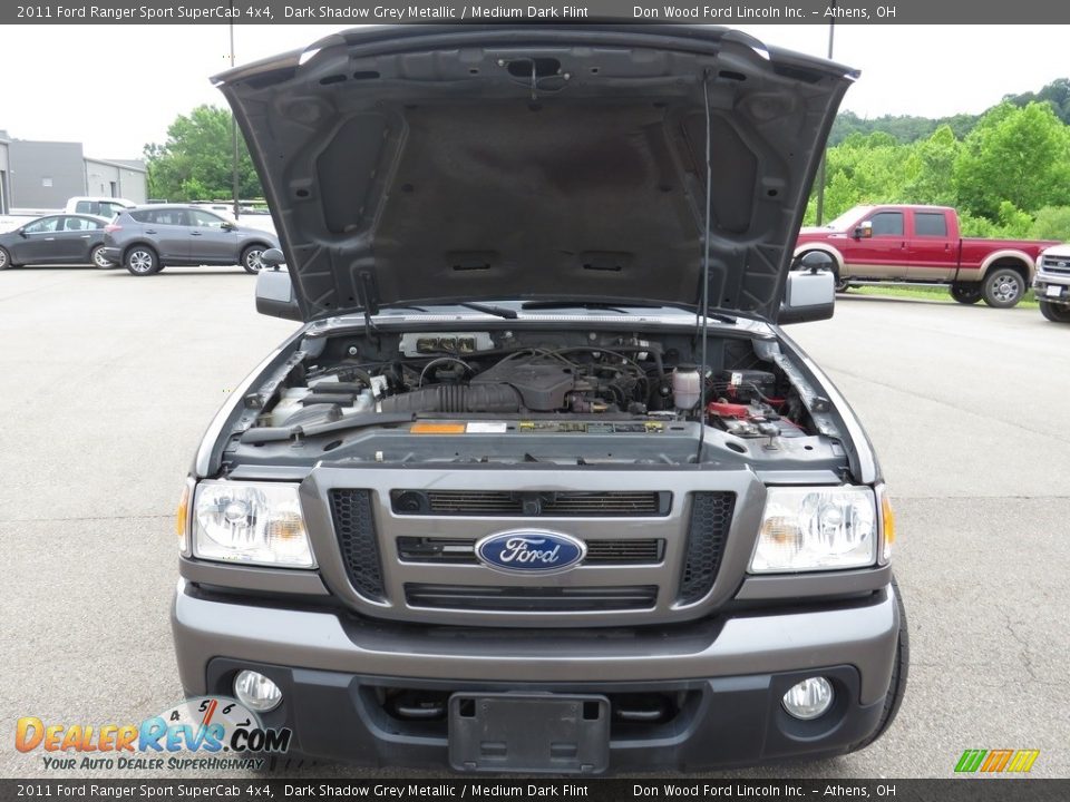 2011 Ford Ranger Sport SuperCab 4x4 Dark Shadow Grey Metallic / Medium Dark Flint Photo #5