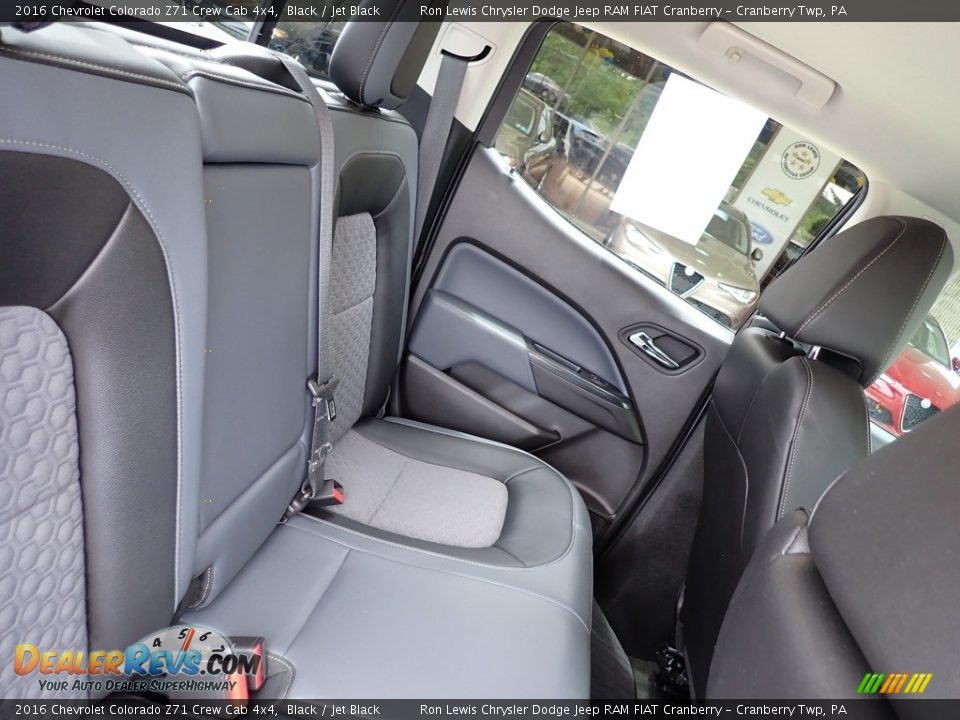 2016 Chevrolet Colorado Z71 Crew Cab 4x4 Black / Jet Black Photo #10