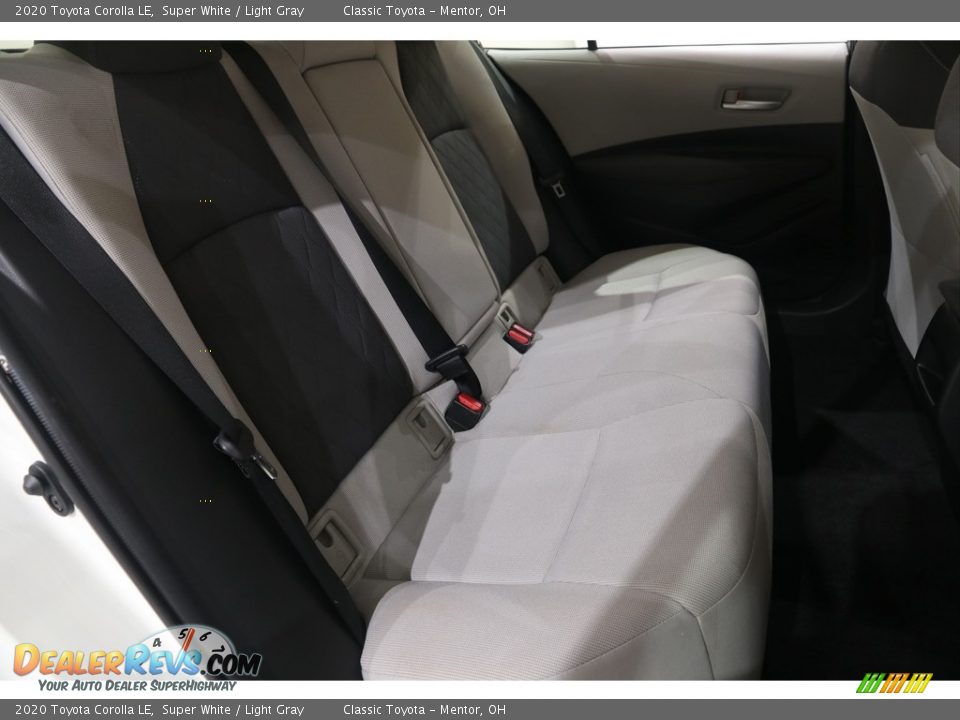 2020 Toyota Corolla LE Super White / Light Gray Photo #13