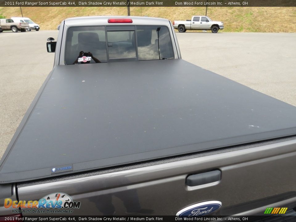 2011 Ford Ranger Sport SuperCab 4x4 Dark Shadow Grey Metallic / Medium Dark Flint Photo #12