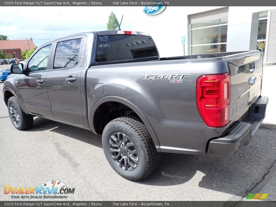 2020 Ford Ranger XLT SuperCrew 4x4 Magnetic / Ebony Photo #3