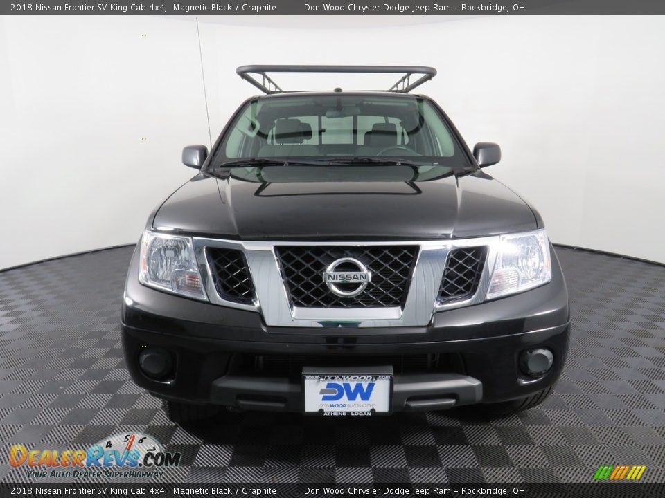 2018 Nissan Frontier SV King Cab 4x4 Magnetic Black / Graphite Photo #5