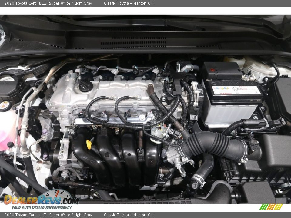 2020 Toyota Corolla LE Super White / Light Gray Photo #15