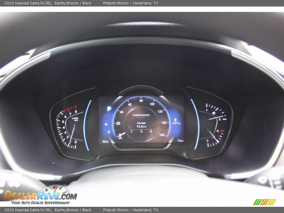 2020 Hyundai Santa Fe SEL Earthy Bronze / Black Photo #14