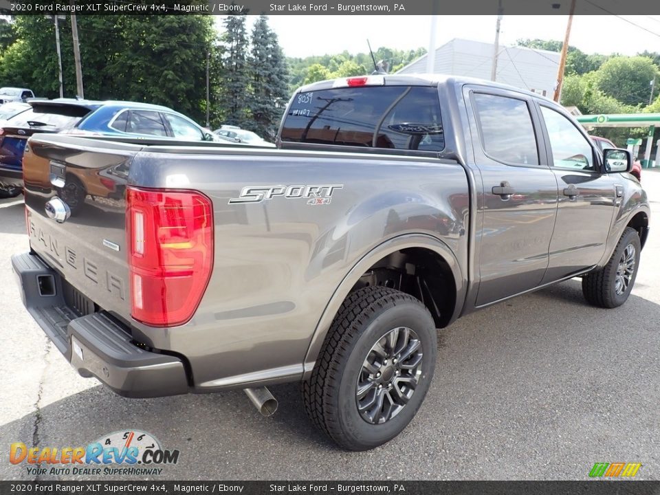 2020 Ford Ranger XLT SuperCrew 4x4 Magnetic / Ebony Photo #5