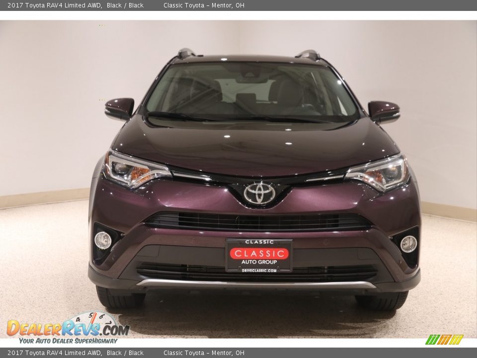 2017 Toyota RAV4 Limited AWD Black / Black Photo #2