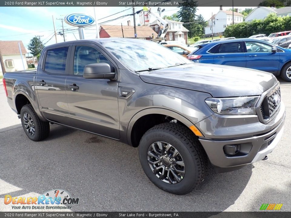 2020 Ford Ranger XLT SuperCrew 4x4 Magnetic / Ebony Photo #7