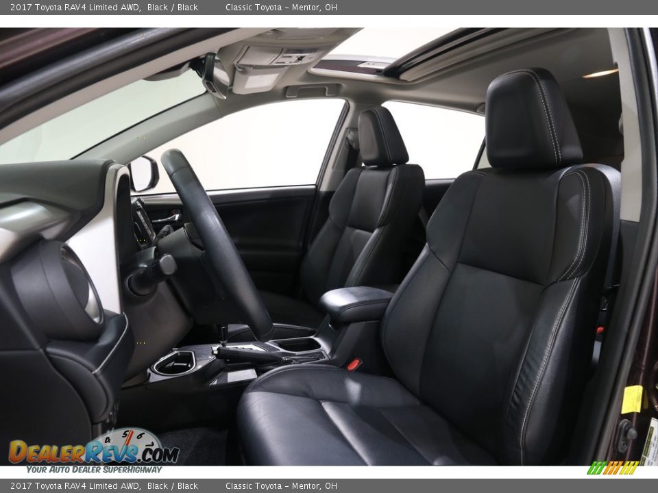 2017 Toyota RAV4 Limited AWD Black / Black Photo #5