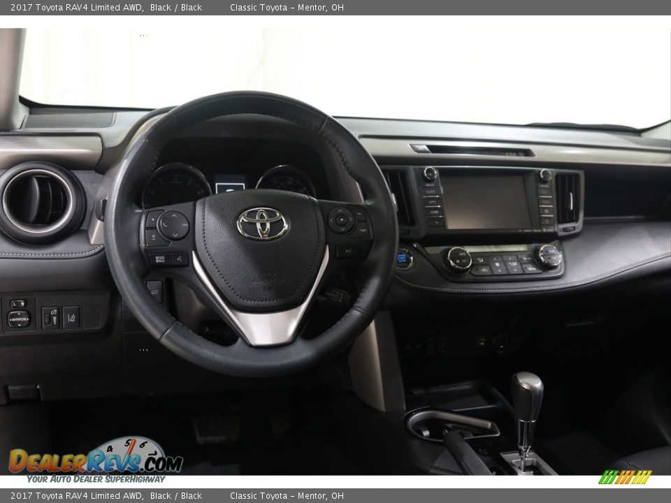 2017 Toyota RAV4 Limited AWD Black / Black Photo #6