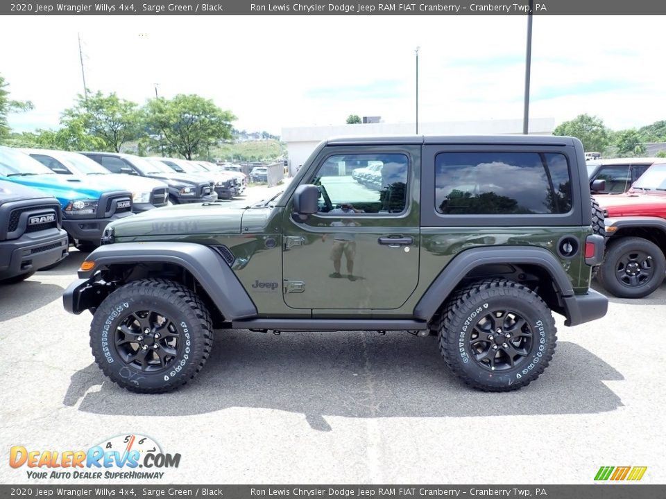 Sarge Green 2020 Jeep Wrangler Willys 4x4 Photo #2