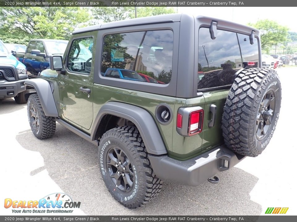 Sarge Green 2020 Jeep Wrangler Willys 4x4 Photo #3