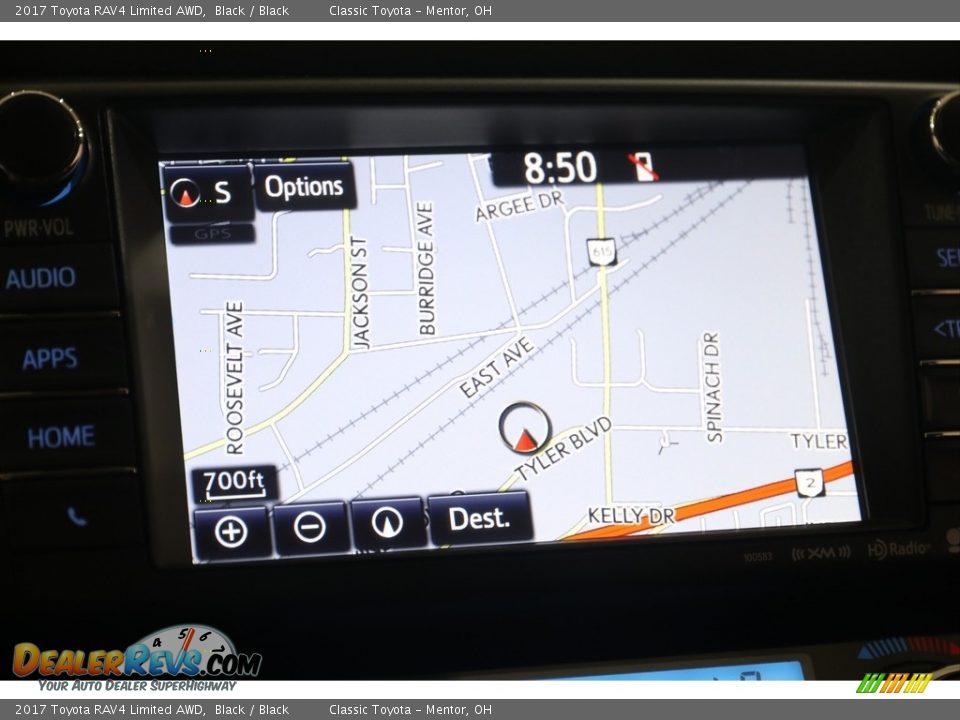 2017 Toyota RAV4 Limited AWD Black / Black Photo #10