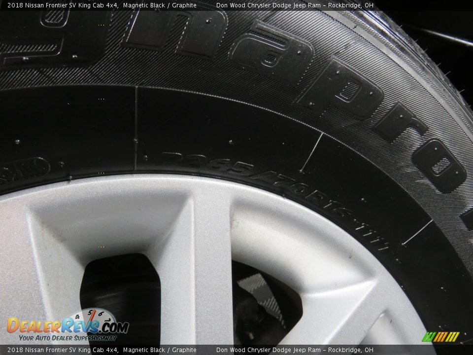 2018 Nissan Frontier SV King Cab 4x4 Magnetic Black / Graphite Photo #17