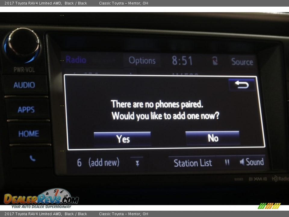 2017 Toyota RAV4 Limited AWD Black / Black Photo #12