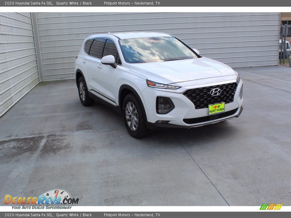2020 Hyundai Santa Fe SEL Quartz White / Black Photo #2