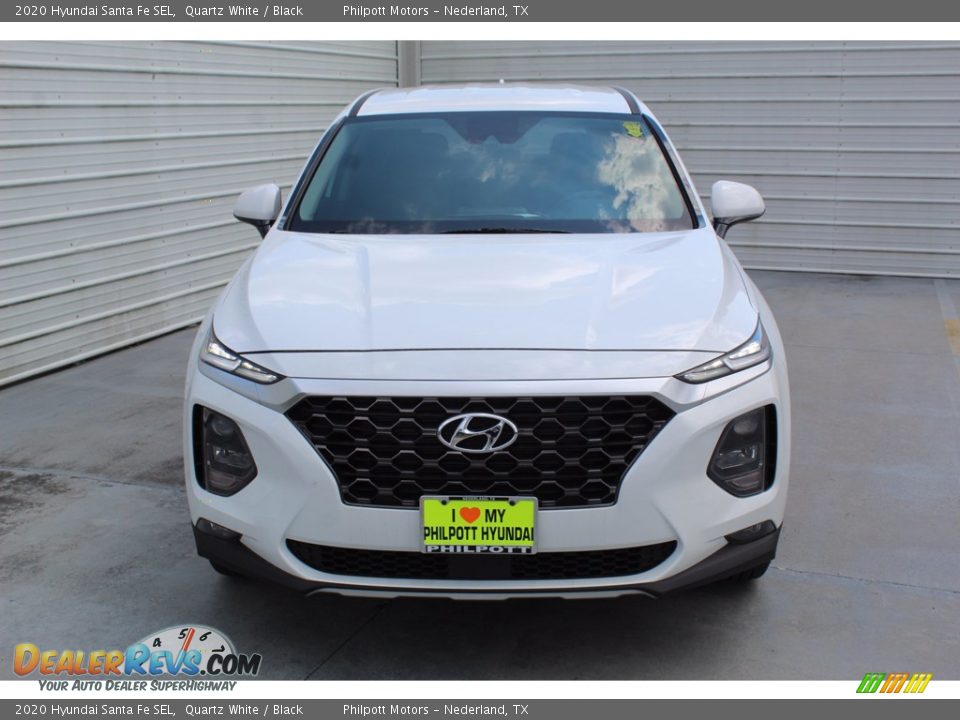2020 Hyundai Santa Fe SEL Quartz White / Black Photo #3