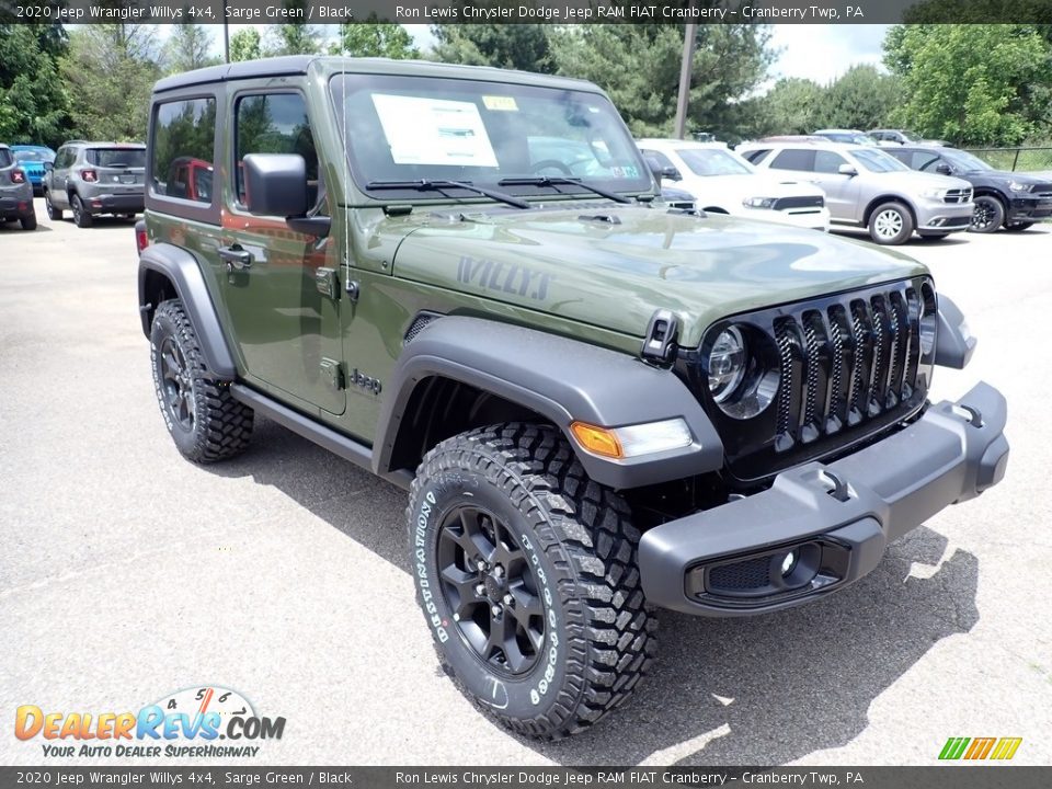 Front 3/4 View of 2020 Jeep Wrangler Willys 4x4 Photo #7
