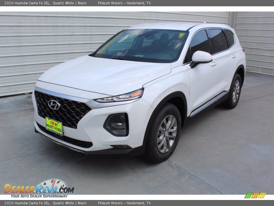 2020 Hyundai Santa Fe SEL Quartz White / Black Photo #4