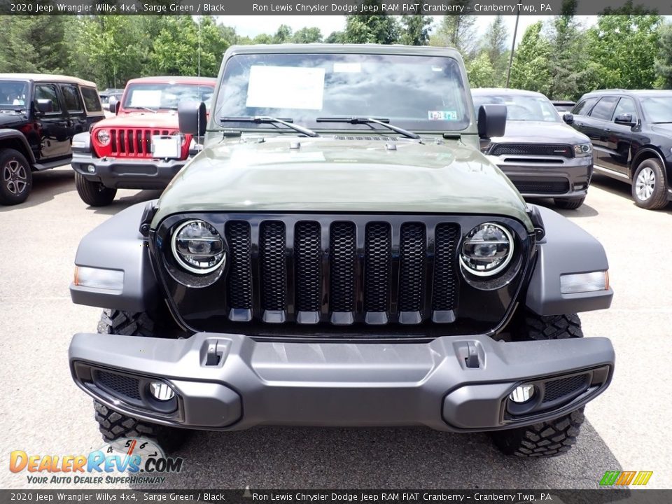 2020 Jeep Wrangler Willys 4x4 Sarge Green / Black Photo #8