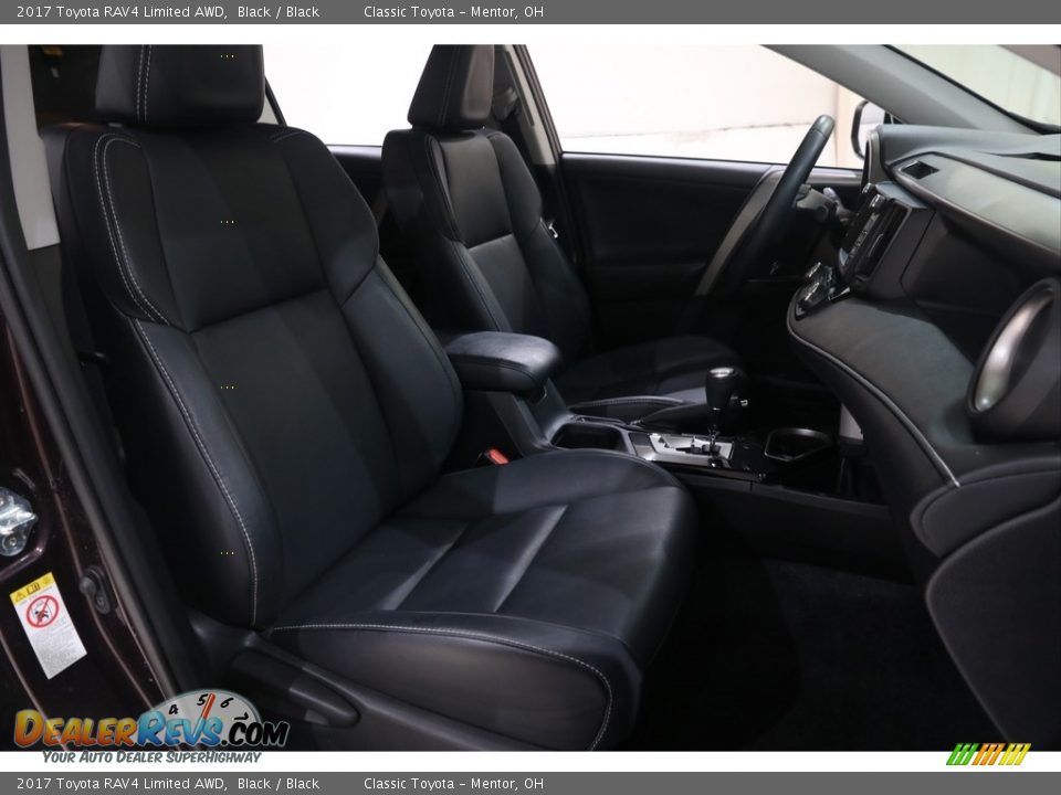 2017 Toyota RAV4 Limited AWD Black / Black Photo #15