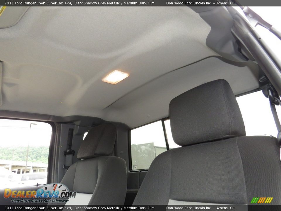 2011 Ford Ranger Sport SuperCab 4x4 Dark Shadow Grey Metallic / Medium Dark Flint Photo #29