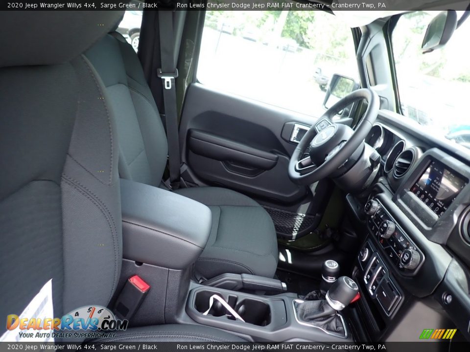 2020 Jeep Wrangler Willys 4x4 Sarge Green / Black Photo #9