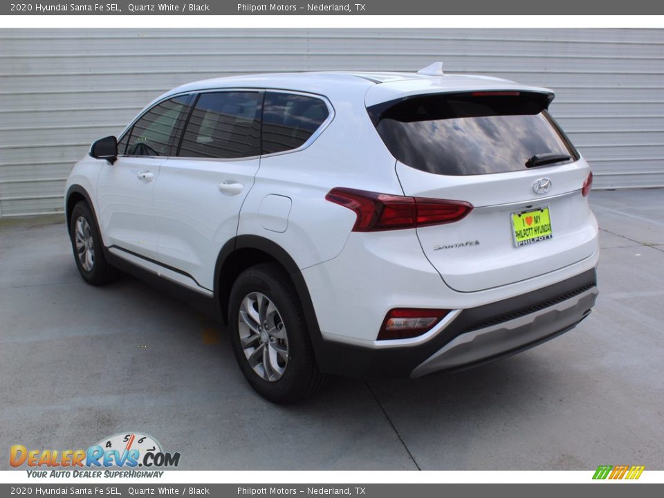 2020 Hyundai Santa Fe SEL Quartz White / Black Photo #6