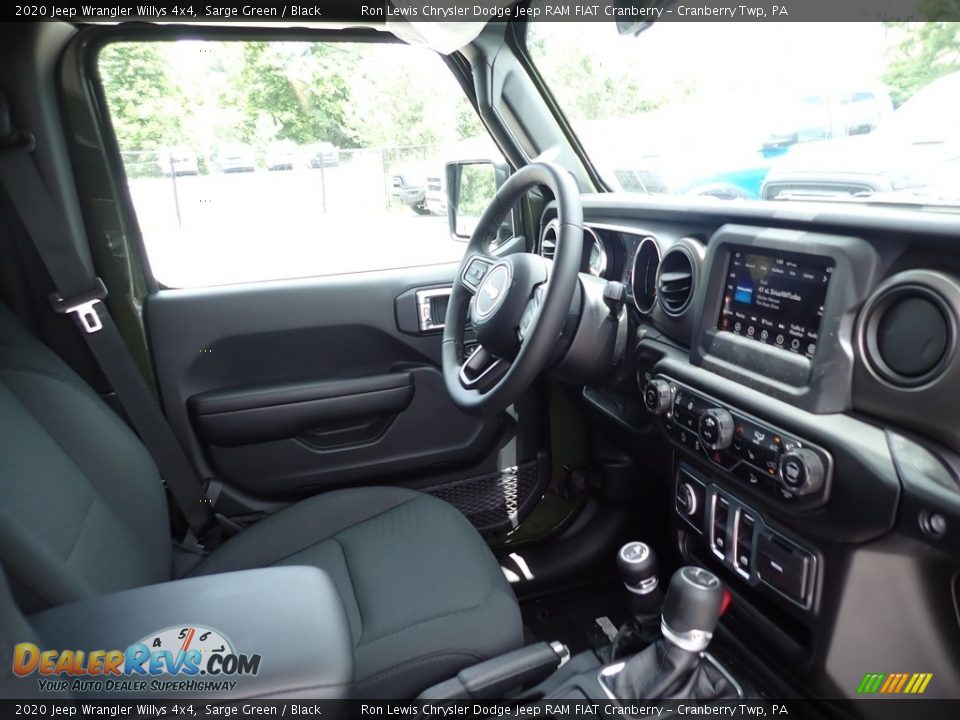 2020 Jeep Wrangler Willys 4x4 Sarge Green / Black Photo #10