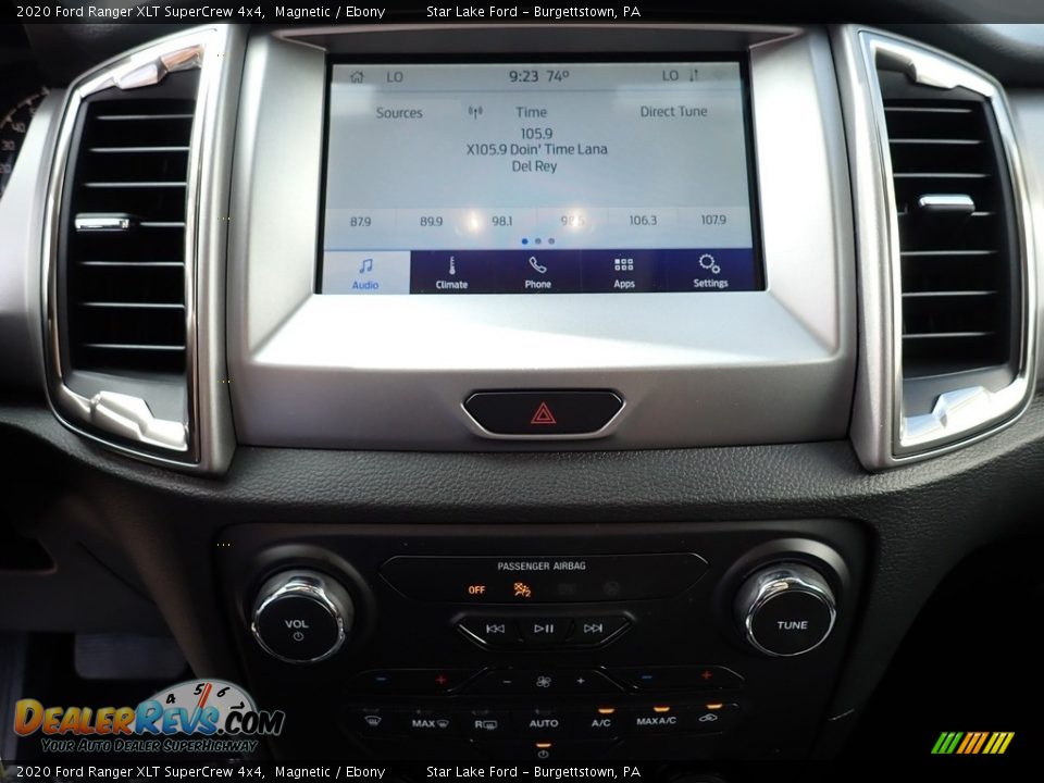 2020 Ford Ranger XLT SuperCrew 4x4 Magnetic / Ebony Photo #19