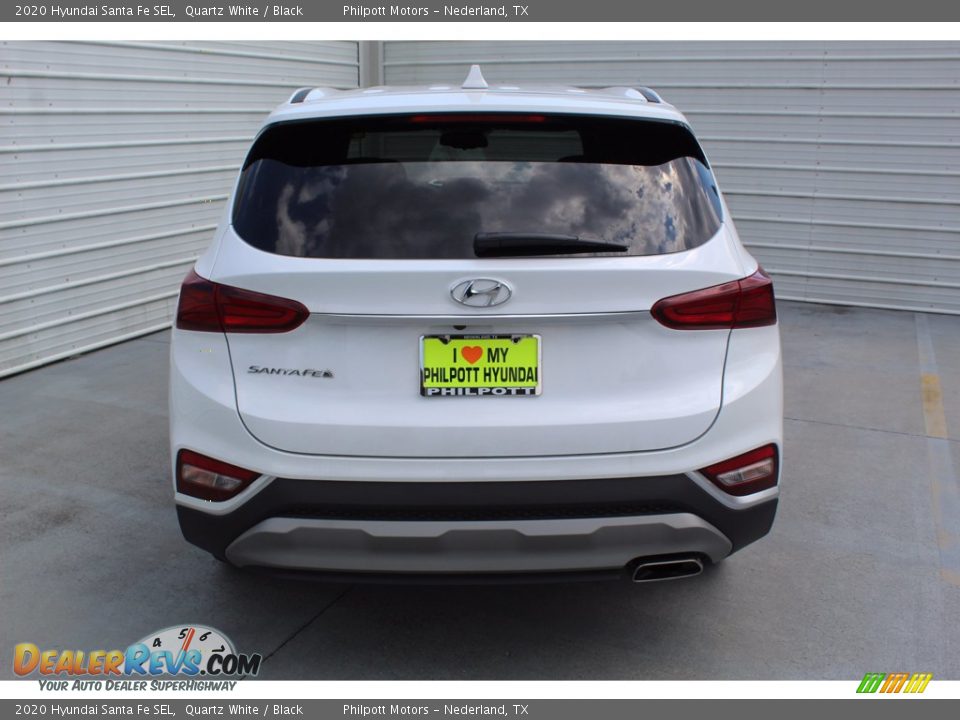 2020 Hyundai Santa Fe SEL Quartz White / Black Photo #7