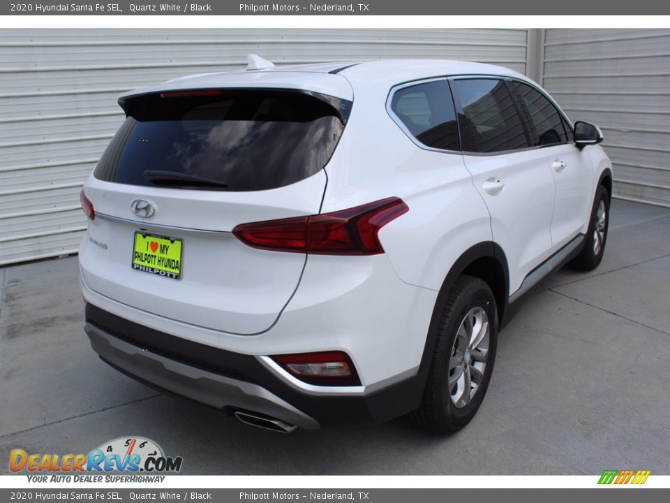2020 Hyundai Santa Fe SEL Quartz White / Black Photo #8