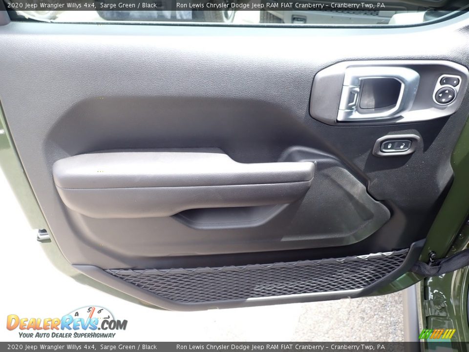 2020 Jeep Wrangler Willys 4x4 Sarge Green / Black Photo #12