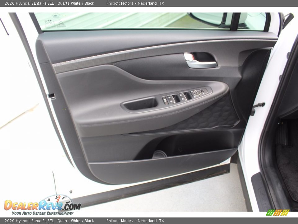 2020 Hyundai Santa Fe SEL Quartz White / Black Photo #9