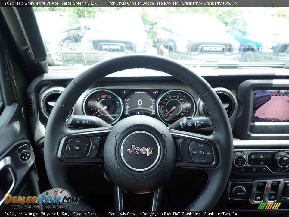 2020 Jeep Wrangler Willys 4x4 Steering Wheel Photo #19