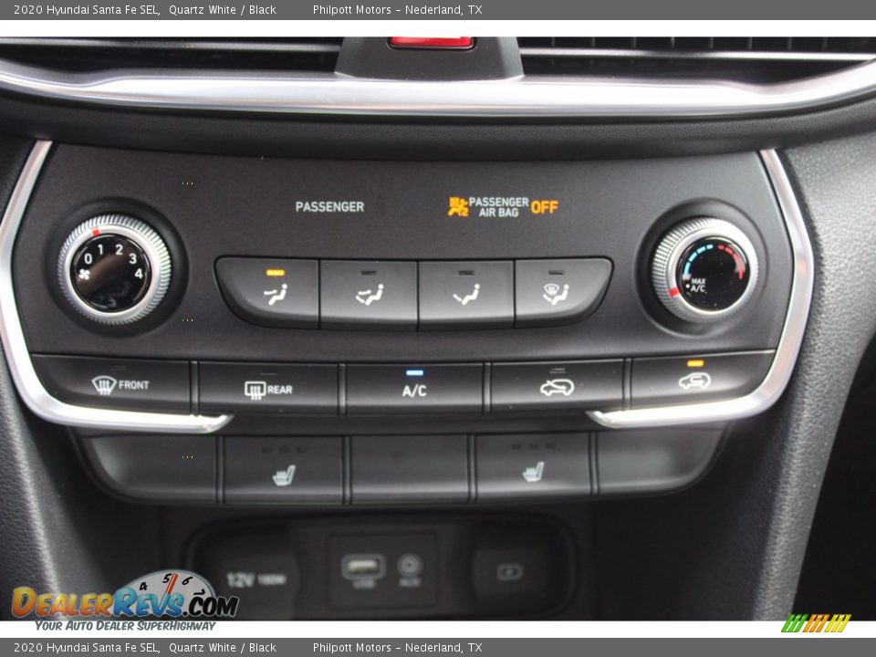 2020 Hyundai Santa Fe SEL Quartz White / Black Photo #16